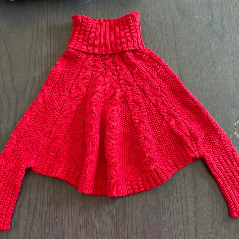 Carters Sweater Poncho, little girls size 4/5